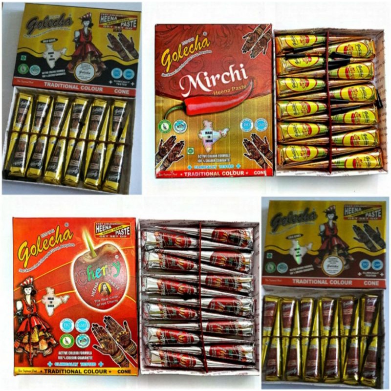 Golecha Henna Pasta Cone Magic Heena Paste Made In India
