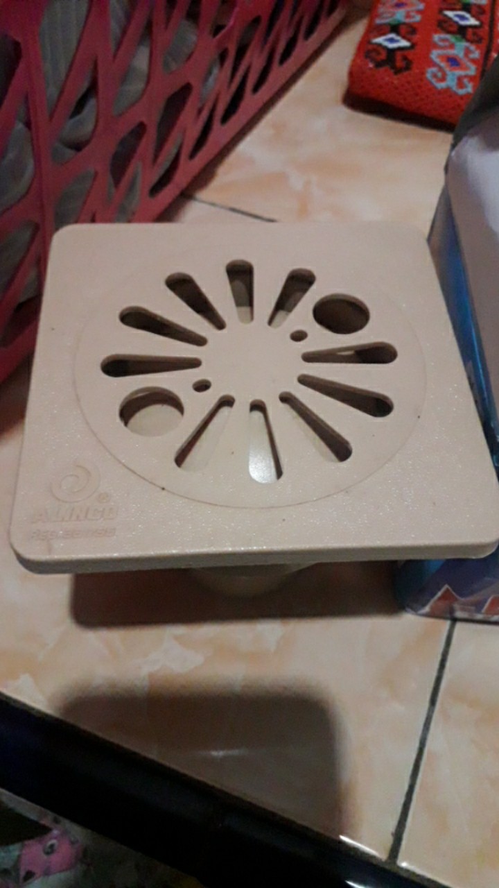 Alinco Floor Drain Saringan Got Kamar Mandi Plastik 4 Inch