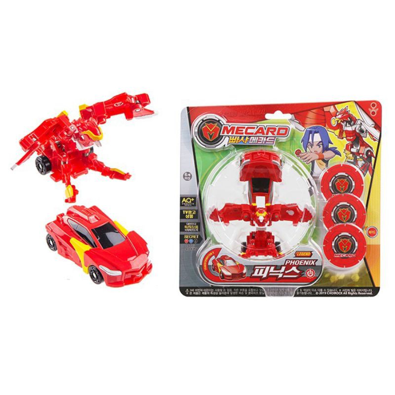 TURNING MECARD PHOENIX Mecardimal Transforming Robot Car
