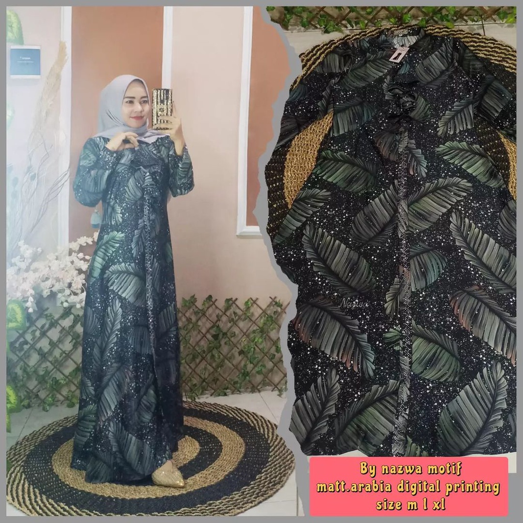 Abaya Hikmat KW Nazwa Original