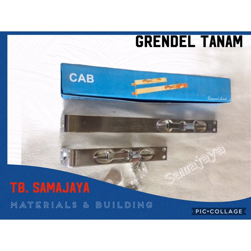  GRENDEL  TANAM stainless grendel  pintu  ganda Kunci  