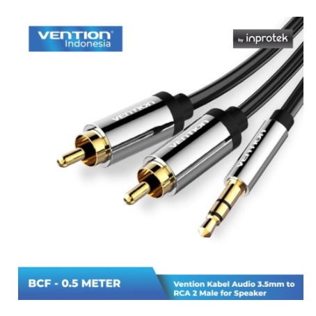 Vention BCF Kabel Aux 3.5mm Male to 2 RCA Male -