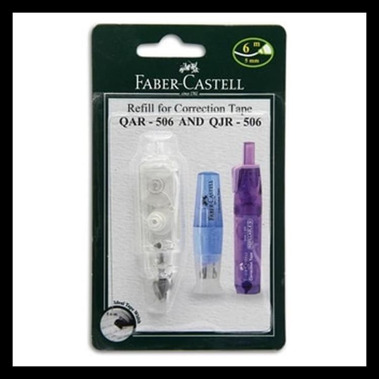 

Hot Product Refill Correction Tape Faber Castell Qjr-506/Qar-506/Qbr-506/Qdr-506 Terbaru