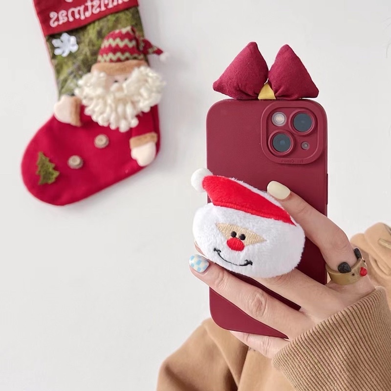 Popsocket Christmas Doll Santa Reindeer [Kado Natal Hampers]