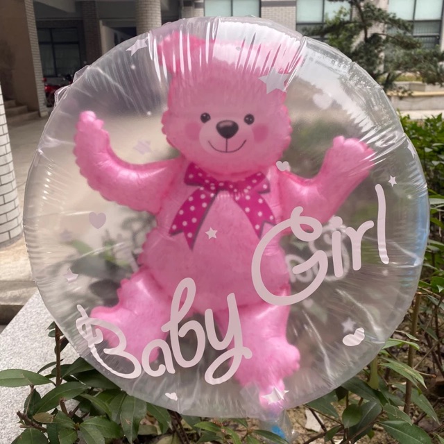 [NEW] Balon Foil Set isi 5 pcs Baby Born Girl / Untuk Lahiran Anak Perempuan