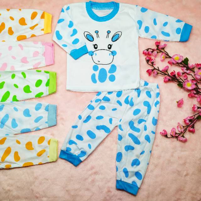 Pakaian Bayi Size 0-12bulan / Piyama anak / Baju Tidur Bayi / Setelan Anak Lengan Panjang