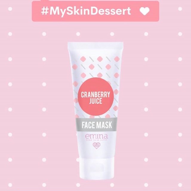 Face mask cranberry juice
