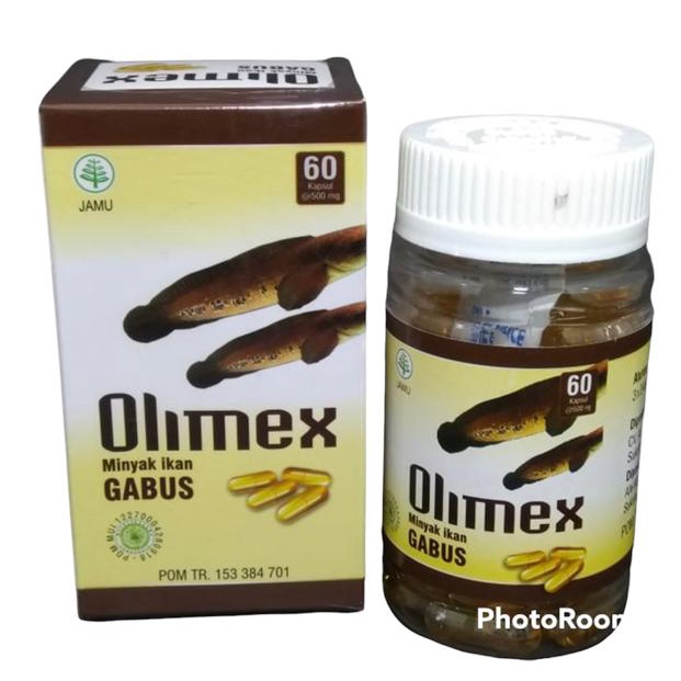 Olimex - Minyak Albumin Ikan Gabus Kemasan Baru