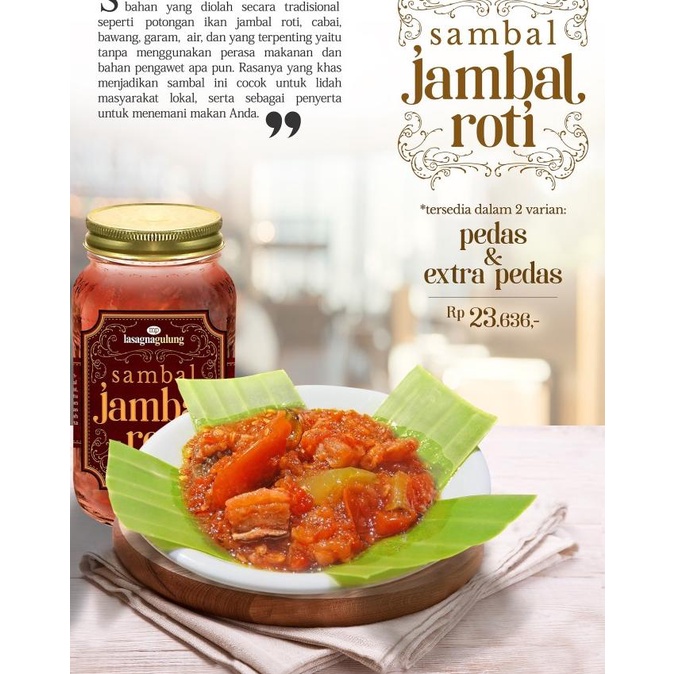 

Diskon Sambal Jambal Roti Diskon