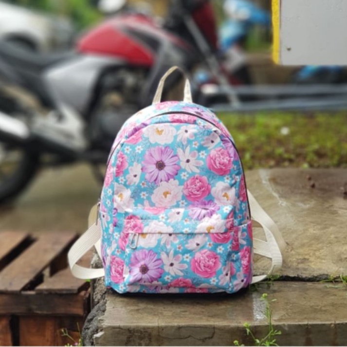 Tas Ransel Sekolah Anak Kecil Cowok Cewek Gambar Kartun Tayo Murah Warna Merah Hitam Bagpack