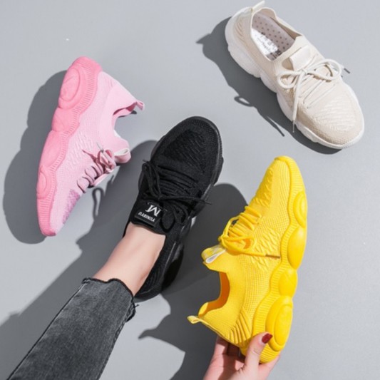 TBIG [COD] Sepatu Sneakers Import M Fashion Sepatu Batam Korea Style Sekolah Kuliah Sepatu Wanita