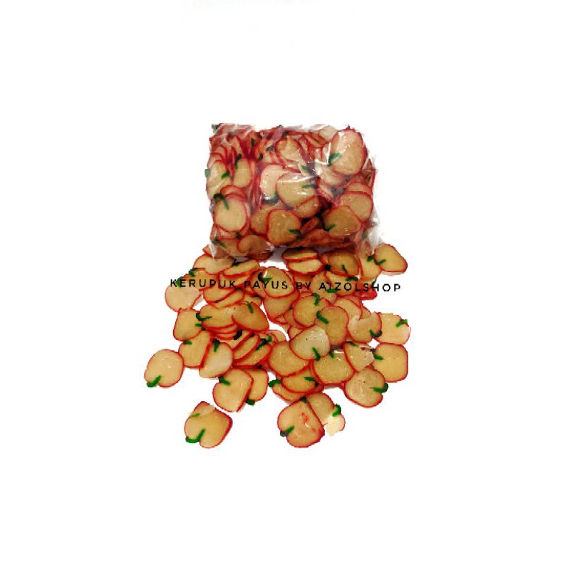 Kerupuk ikan payus mentah Istimewah (500gram) kerupuk ikan motif