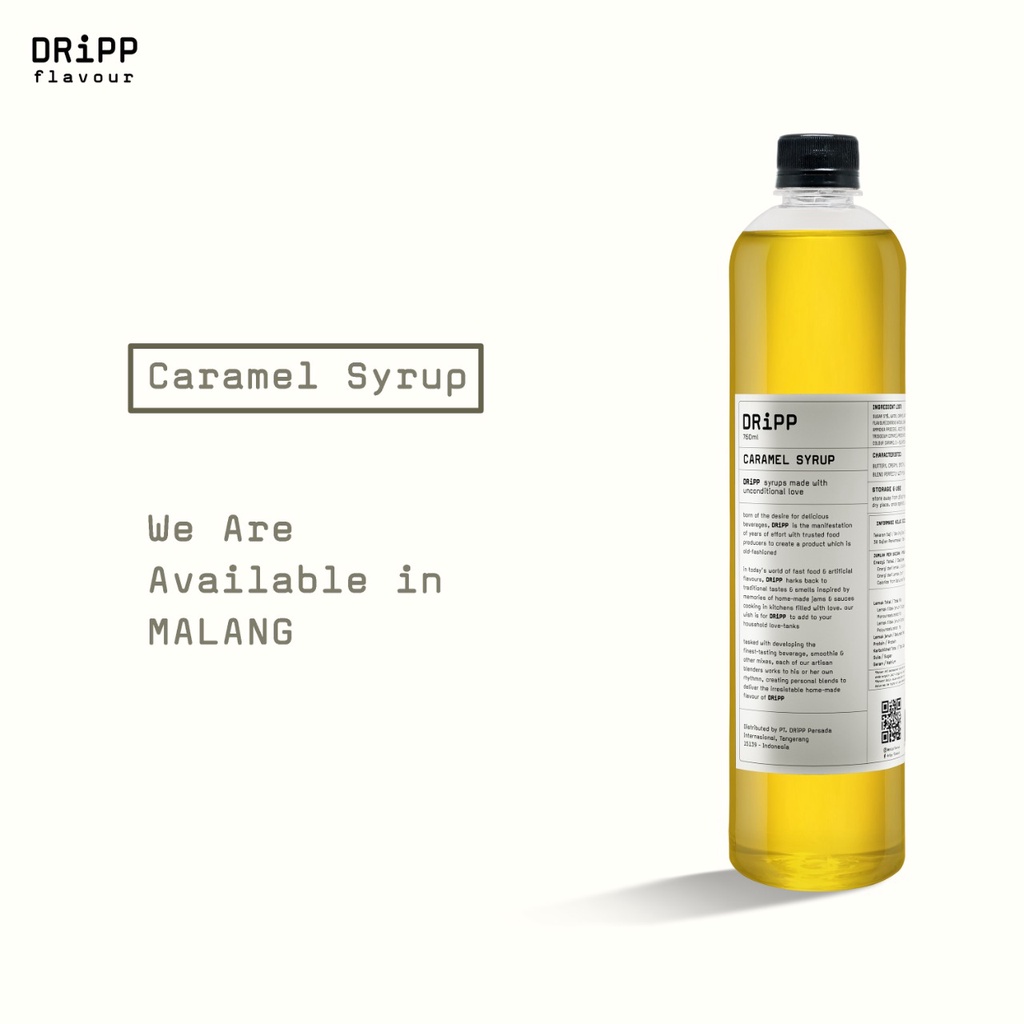 

DRiPP Caramel Syrup - Sirup Rasa Caramel 760 ml