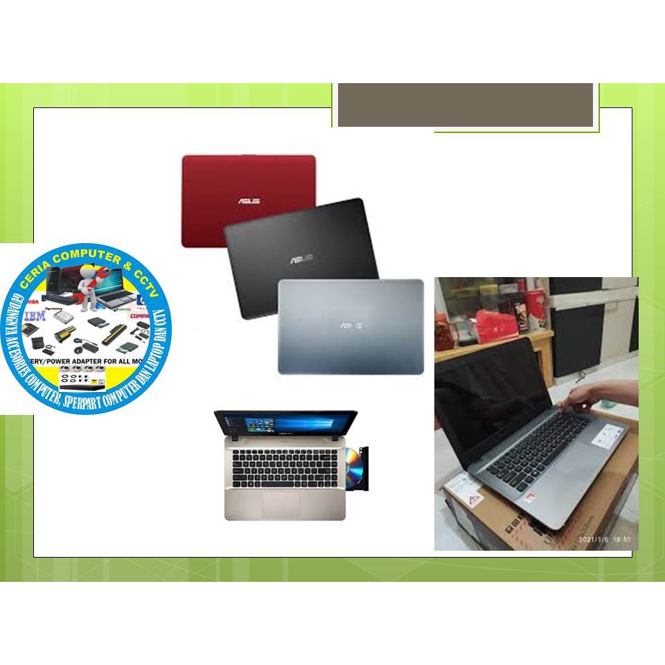 LAPTOP ASUS X441BA AMD A4 9125 RAM 4GB HARDISK 1TB BAGUS MURAH PROMO