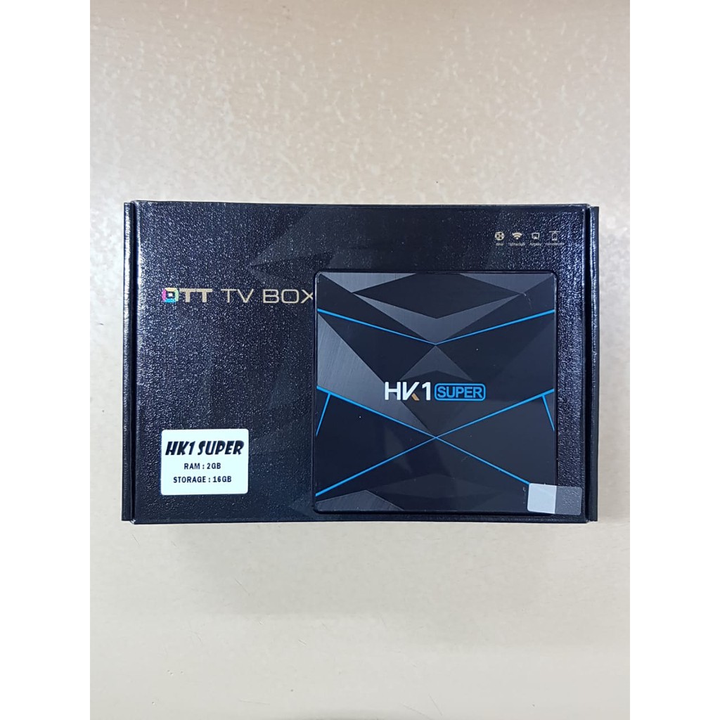 ANDROID TV BOX HK1 SUPER Android 9 Pie Full Aplikasi - RAM 2GB/16GB - 4GB/32GB - 4GB/64GB