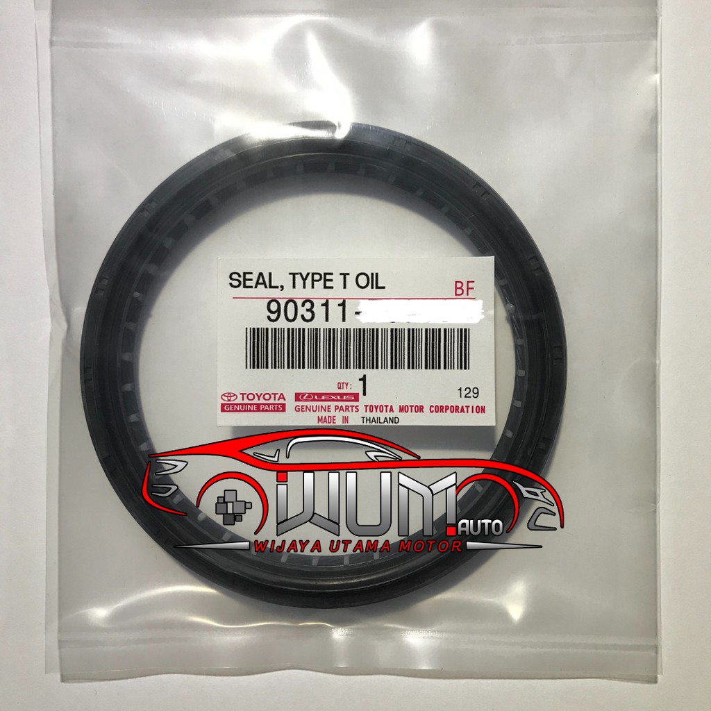 OIL SEAL CRANKSHAFT SIL AS KRUK BELAKANG TOYOTA HILUX FORTUNER DIESEL