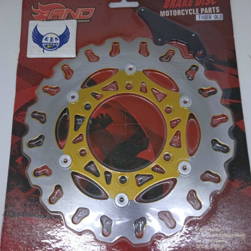 DISC PIRINGAN CAKRAM DEPAN DAYTONA TIGER OLD MEGAPRO NEW CBR 150 OLD PLUS BREKET LEBAR 300MM