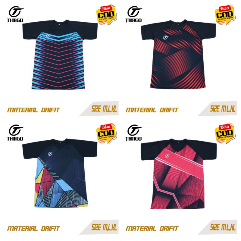 SPORTONE/BAJU BOLA ATASAN MURAH/JERSEY VOLI KEREN/KAOS BADMINTON PRINTING/JERSEY OLAHRAGA MURAH