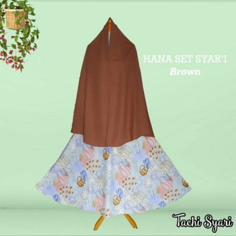 Preloved Gamis Hana set syari by Tachi syari