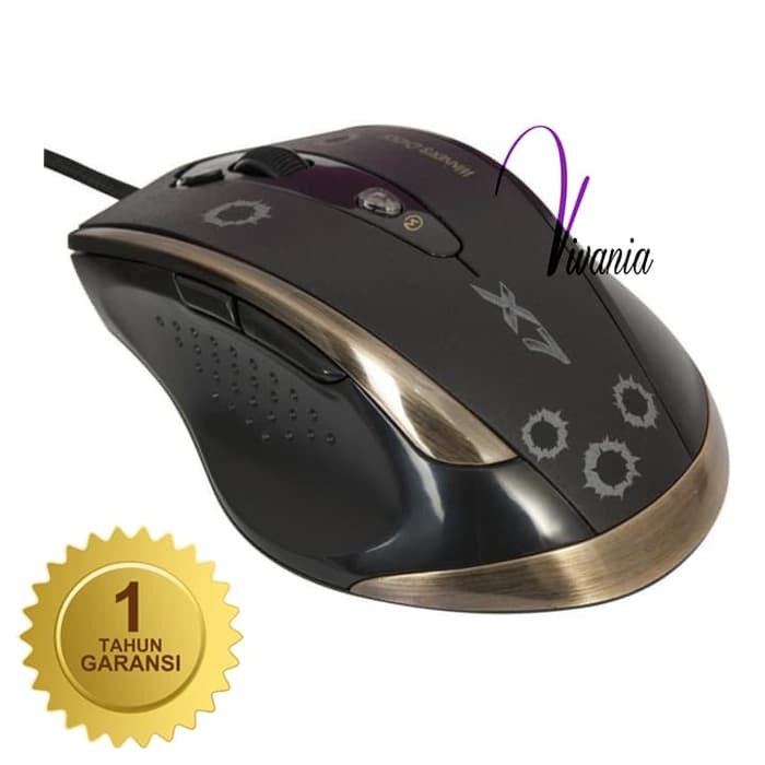 JUAL A4Tech Gaming Mouse X7 F3 V-Track Macro Onboard-Memory Original MURAH
