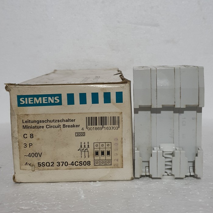 *pertukangan* MCB Siemens 3P 8A 5SQ23 3kA / MCB Siemens 3 Phase 8 Ampere 5 SQ 23