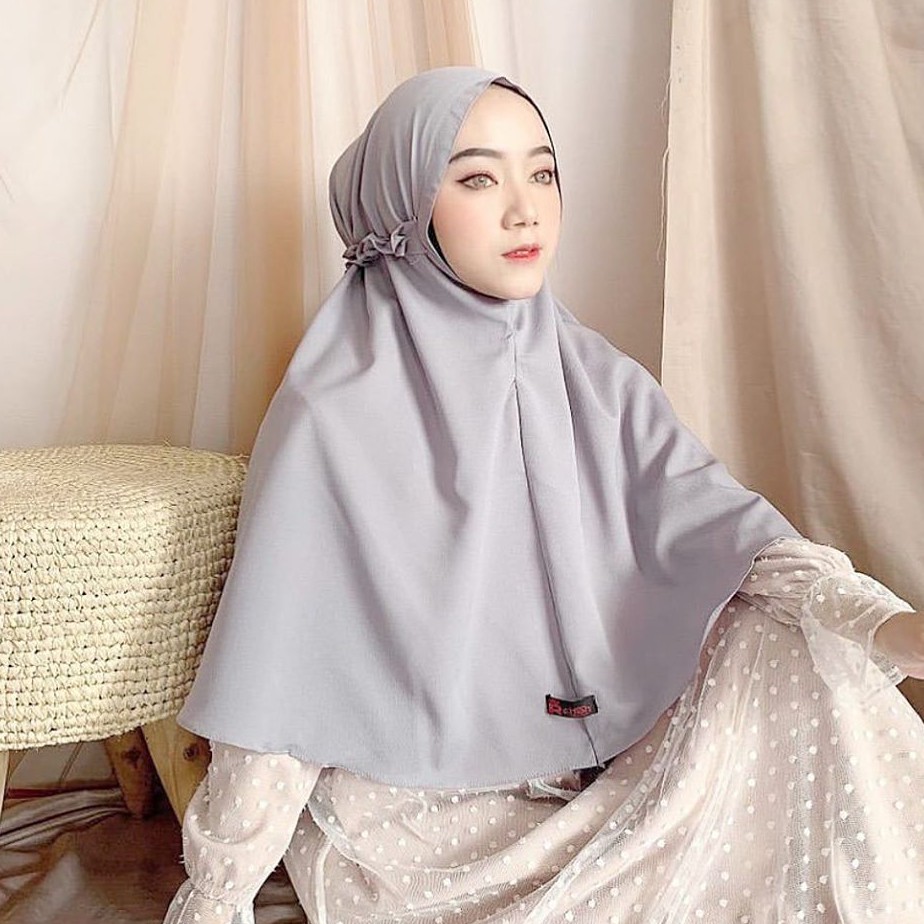 Hijab BERGO TALI KRIWIL / Maryam Diamond / Jilbab Instan / Khimar Rempel-3