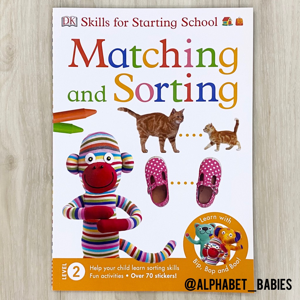 DK Skills for Starting School Matching and Sorting Activity Book
