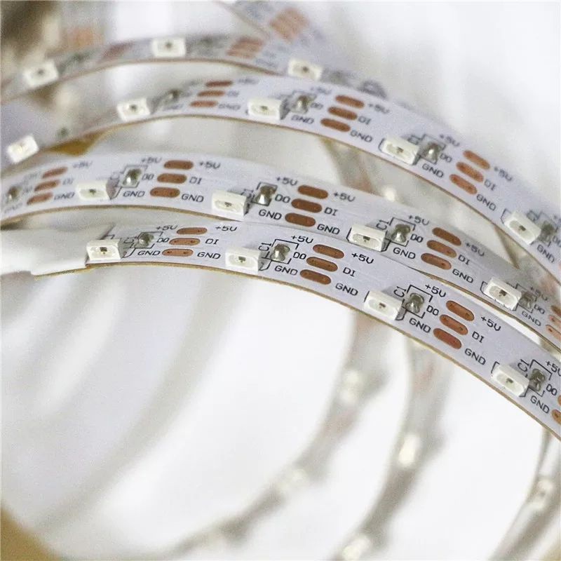 [Per Mata] LED strip RGB 5v WS2812B side view (nyala samping)