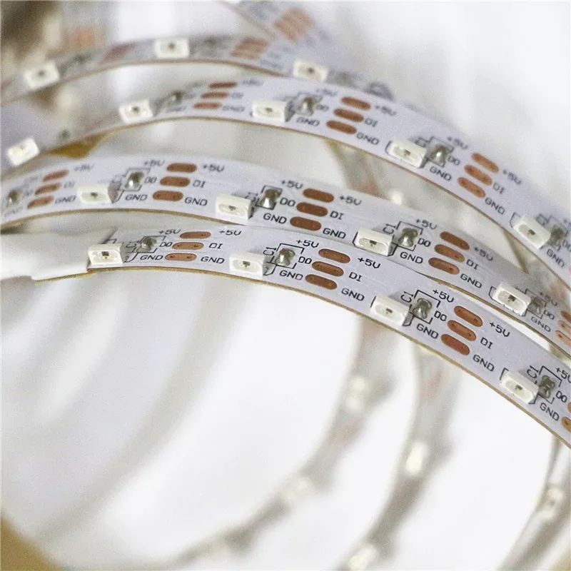 [Per Mata] LED strip RGB 5v WS2812B side view (nyala samping)