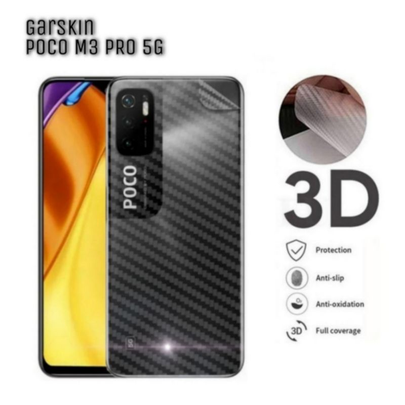 PROMO 3IN1 Case XIAOMI POCO M3 PRO 5G/POCO M3 Hard Case Shockproot Transparan+Pelindung Layar+Garskin