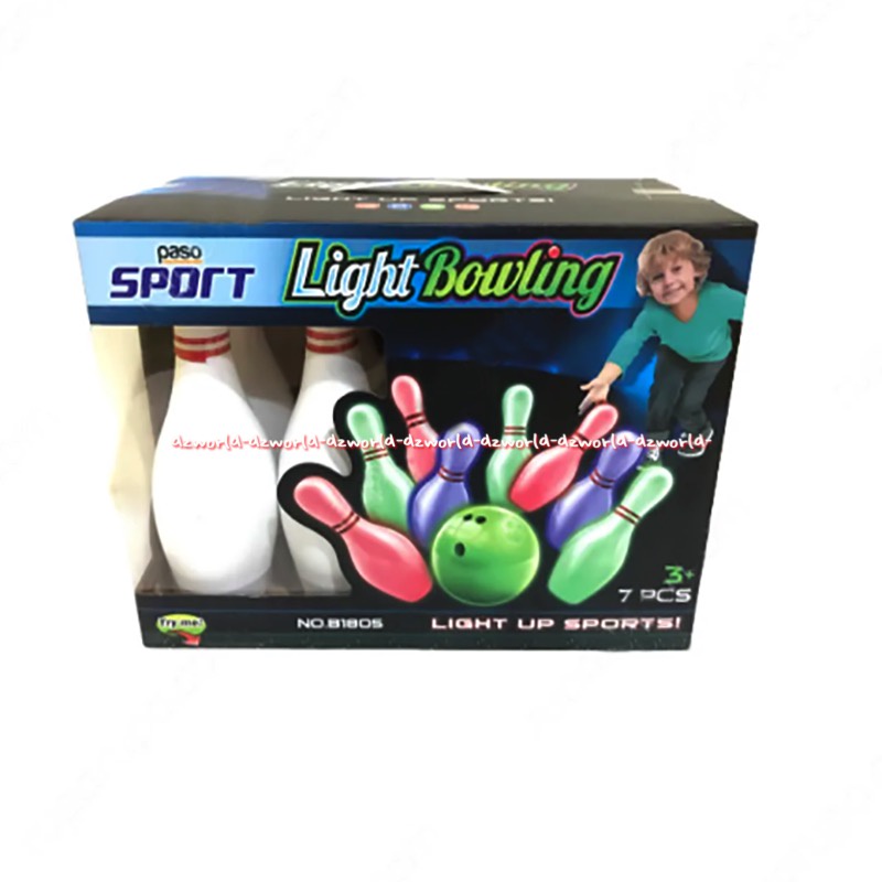 Paso Bowling Game Mainan Bowling Untuk Anak Glow In The Dark Bisa Pin Bisa Menyala Saat Gelap Passo Paso Sport Bow Ling