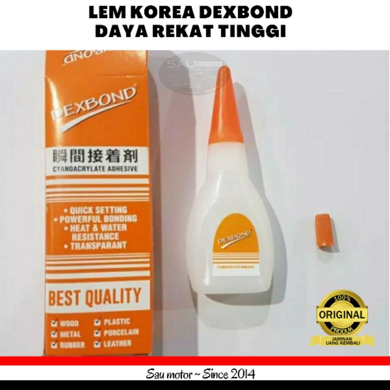 

Saumotor Lem Korea Lem Gila Tetes Bukan Lem G Original Dexbond