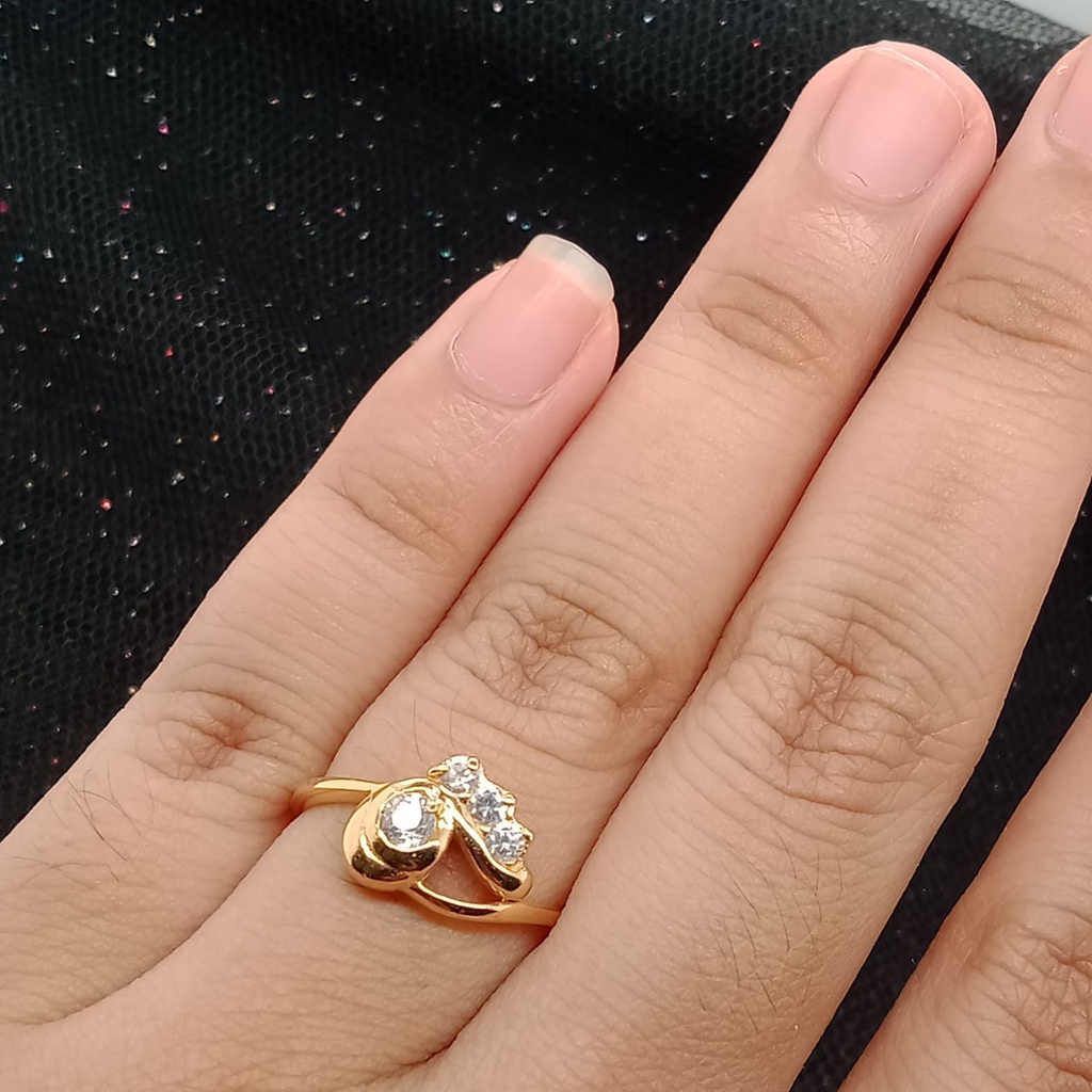 Cincin emas 17K - 2.35 gr kadar 750 - 3752