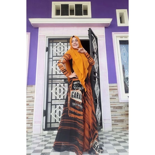 GAMIS SET JULIANA REBORN ORANGE by LAILA Ghani