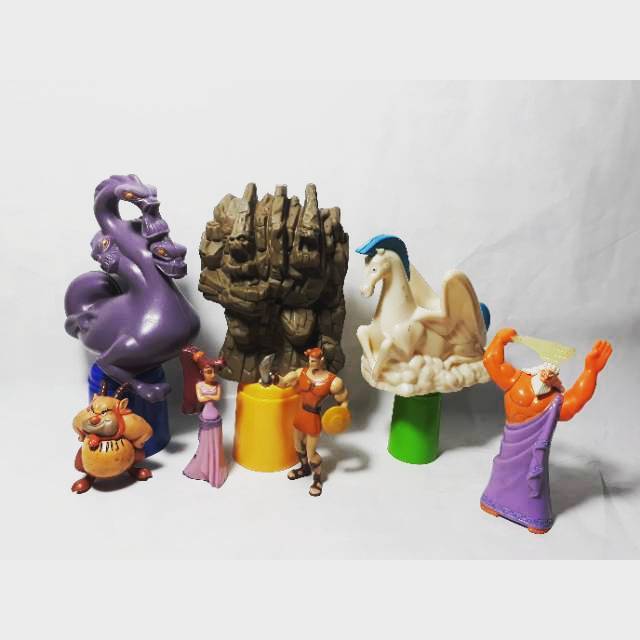 Hercules Zeus Happy Meal Mcdonalds Mcd Toys Naga Hydra Rare Monster