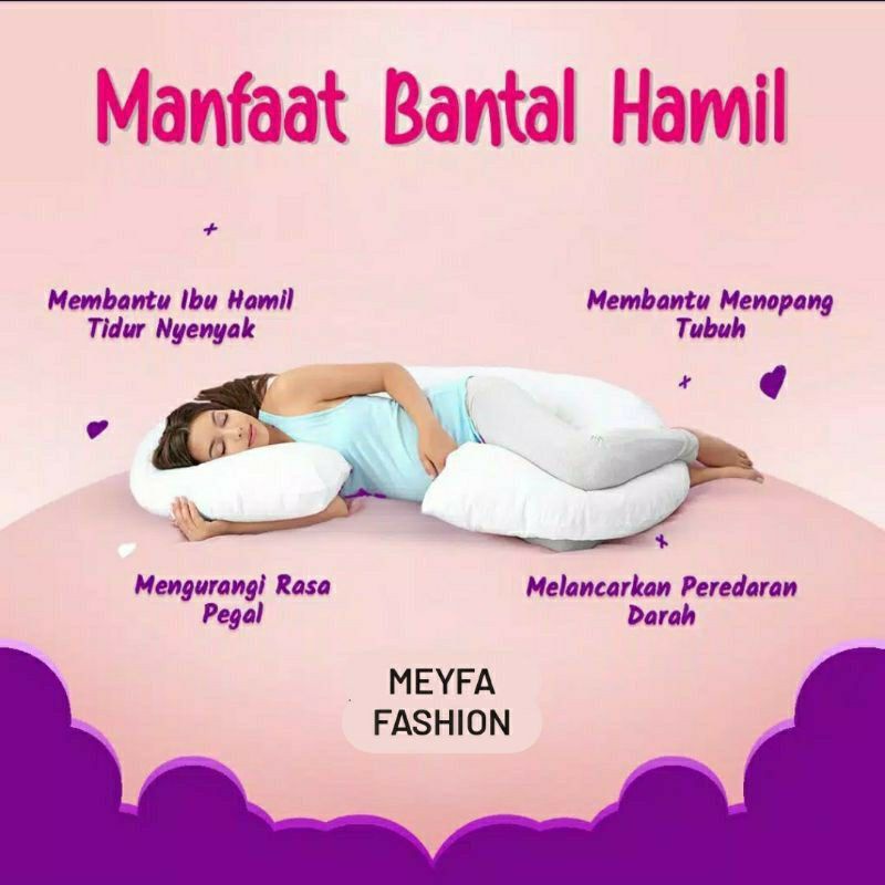 Bantal Ibu Hamil / Bantal Hamil dan Menyusui Multifungsi / Maternity Pillow