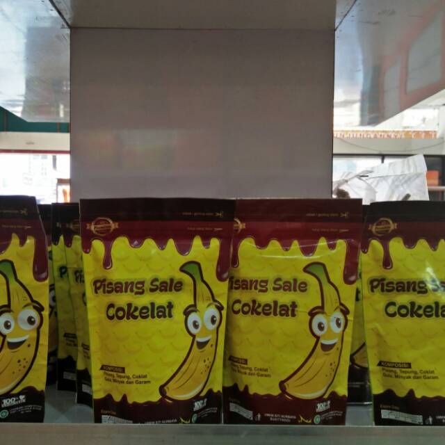 Pisang sale coklat khas padang