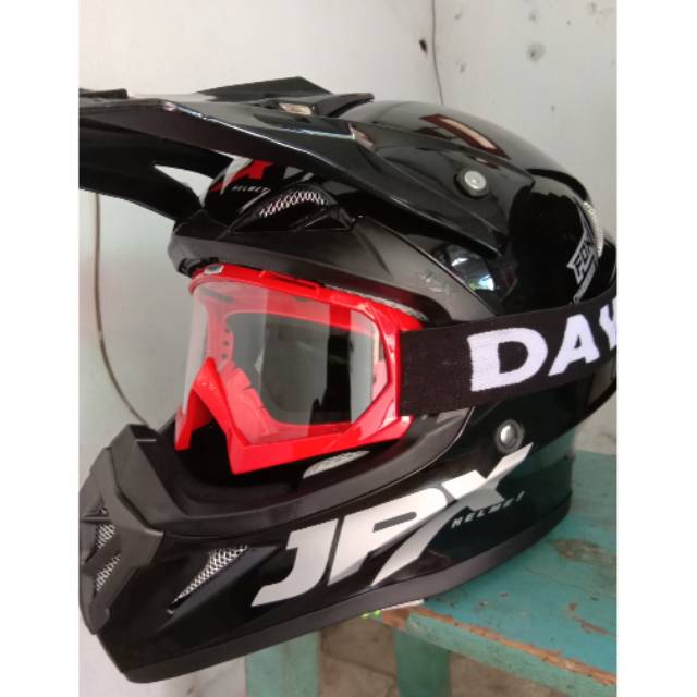 helm jpx trail + goggle