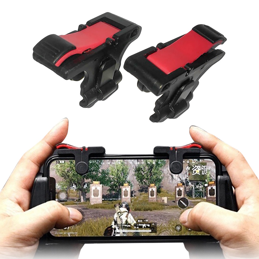 1 Pasang D9 Gamepad Holder Ponsel Bahan Plastik Untuk Gaming