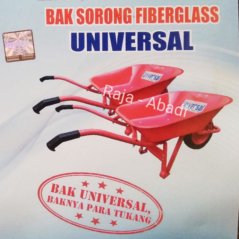 bak gerobak sorong FiberGlass - bak angkong fiber -  bak universal - bak anti karat - bak gerobak ro