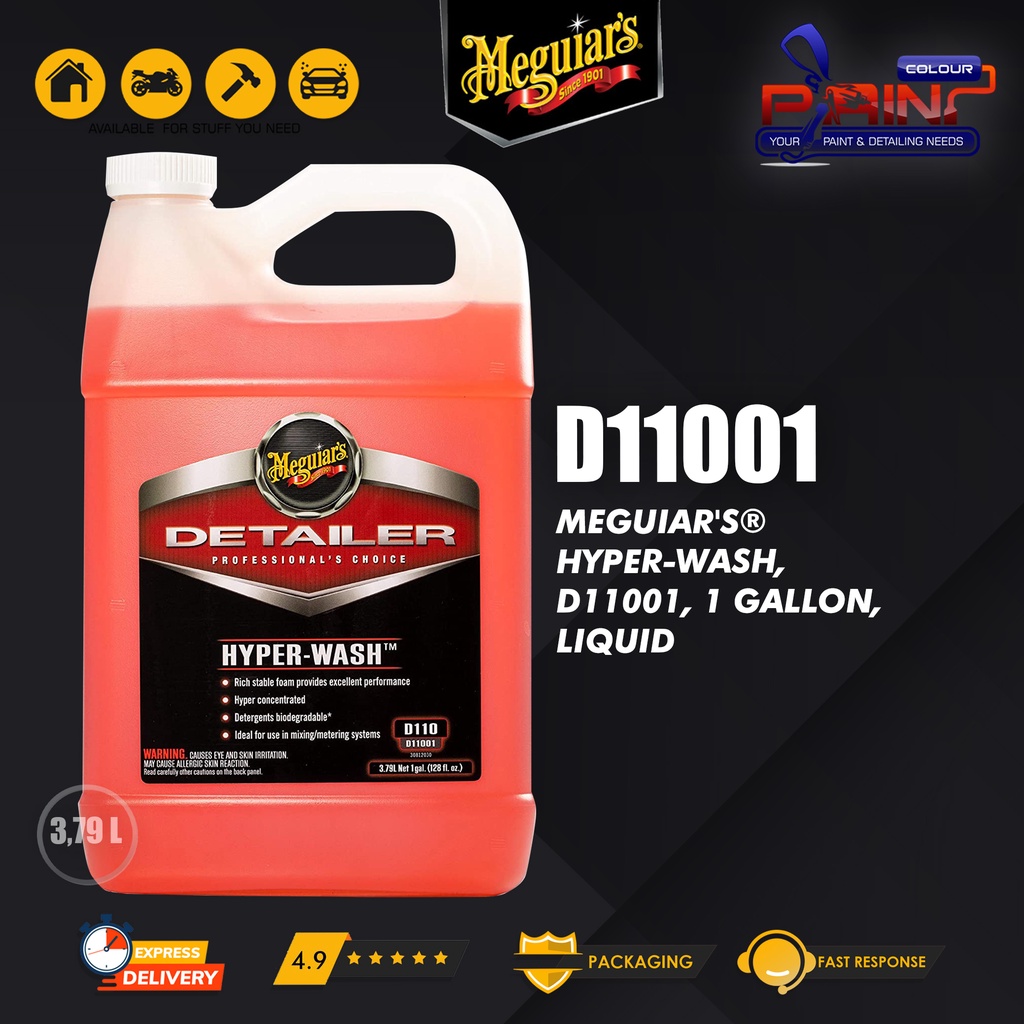 Meguiars Hyper Wash D11001 Shampoo Cuci Mobil 3,79L