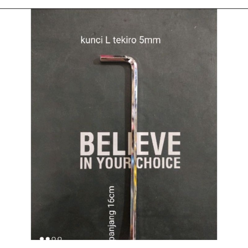 kunci l only tekiro 5mm /kunci L tekiro 5mili