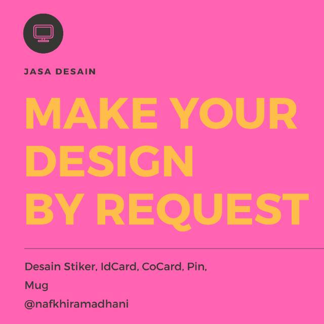 Jasa Desain Stiker  Mug, Kaos