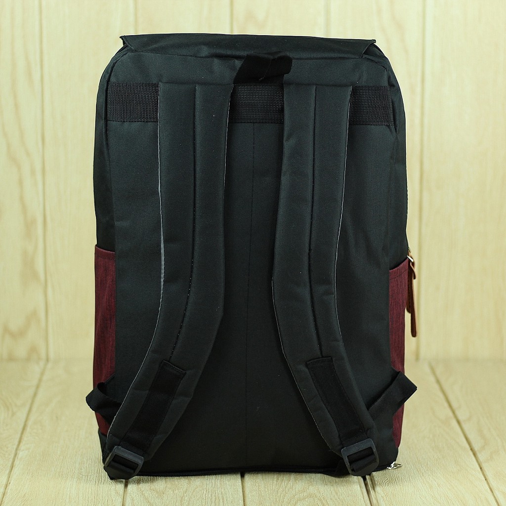 Tas Ransel Gendong Cewe Cowo Distro Extreme Merah Tua Kece Stylish