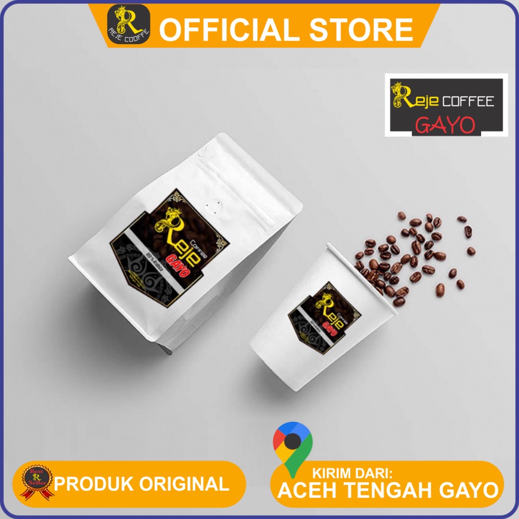 

kopi gayo Specialty silver reje coffee 1/4 kg 250gram original arabica 1000 % full washed aceh tengah dalam bentuk (bean) Biji dan (Ground) bubuk cocok untuk mesin espresso dan kopi saring