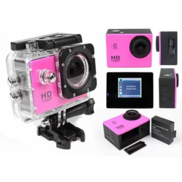 [PROMO] 12 MP Action Camera  1080P Helmet Sports DV HD DV Action Waterproof 30M Camera Camcorder