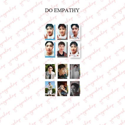 [READY / SET] DO EMPATHY EXCK PHOTOCARD FAN MADE UNOFFICIAL BENEFIT YANGPASHOP SEHUN CHANYEOL BAEKHY