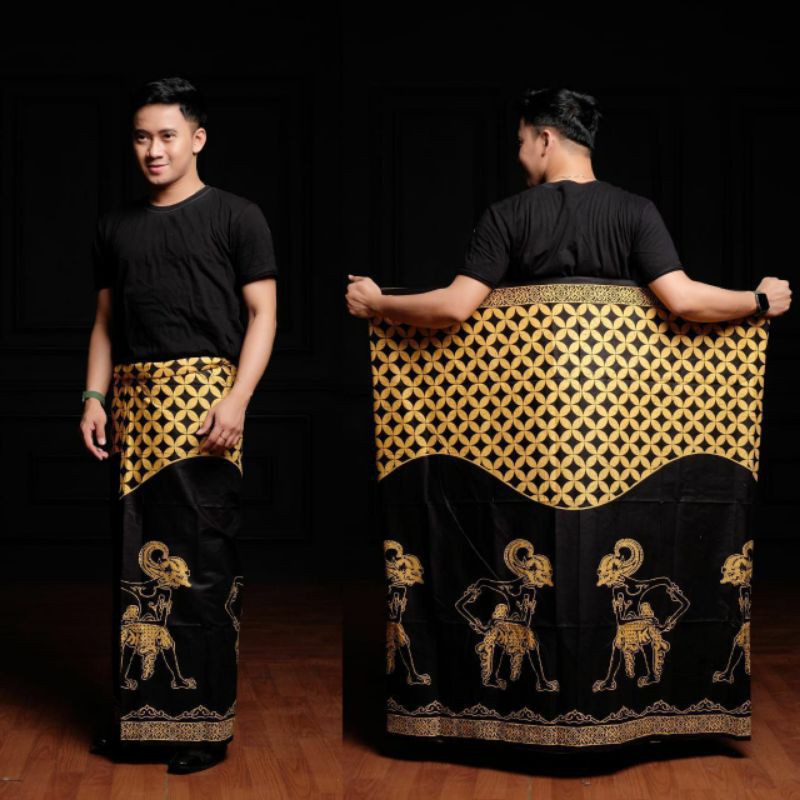 SARUNG BATIK CAP WAYANG / SARUNG WAYANG SENDIKO DAWU