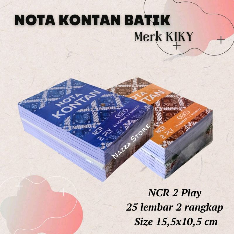 

KIKY Nota NCR 2ply isi 50 lembar 10 pcs