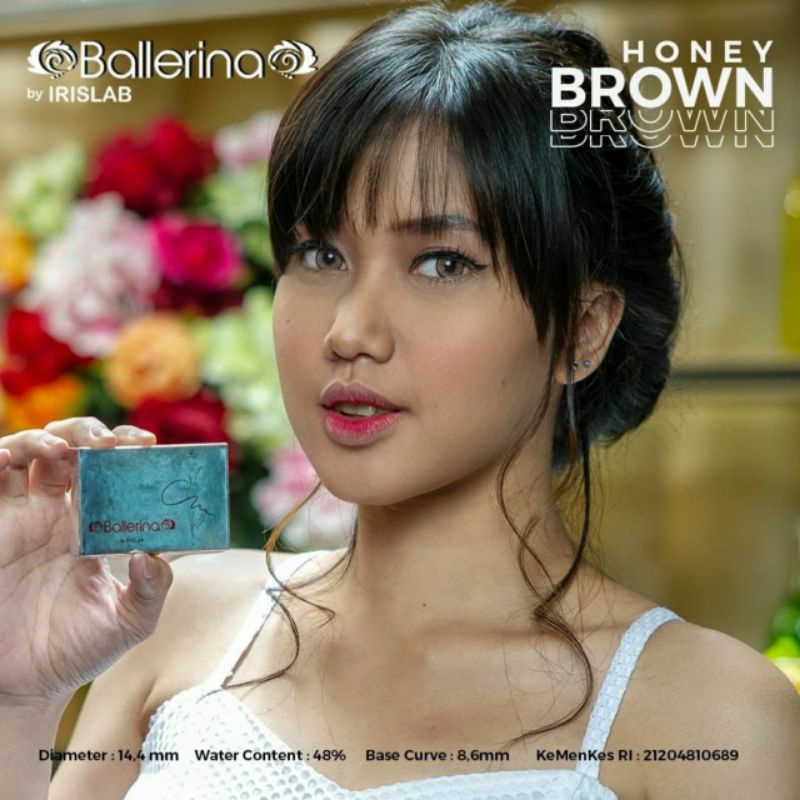 Softlens BALLERINA 14.4 MM by IRISLAB Softlen BALLERINA 14.4MM Warna Normal Soflen Soflens Softlense